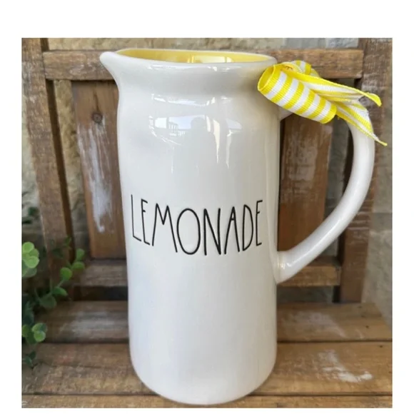NEW Rae Dunn Ceramic Spring Summer Lemonade Pitcher 🍋 - Picture 2 of 4